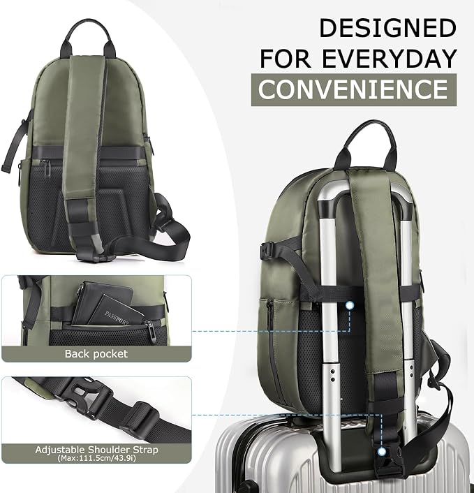 TAAOKA Camera Sling Bag, DSLR/SLR/Mirrorless Camera Backpack Case Shockproof