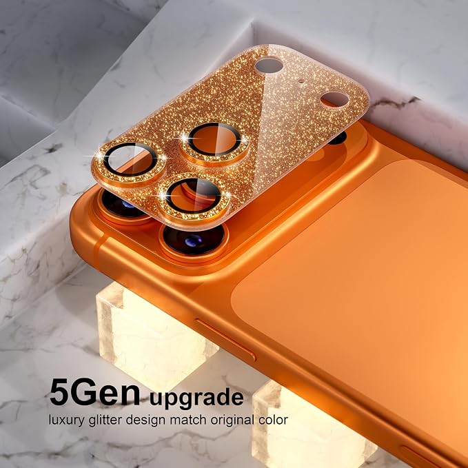Choiche Compatible for iPhone 17 Pro Max Camera Lens Protector, Bling Camera