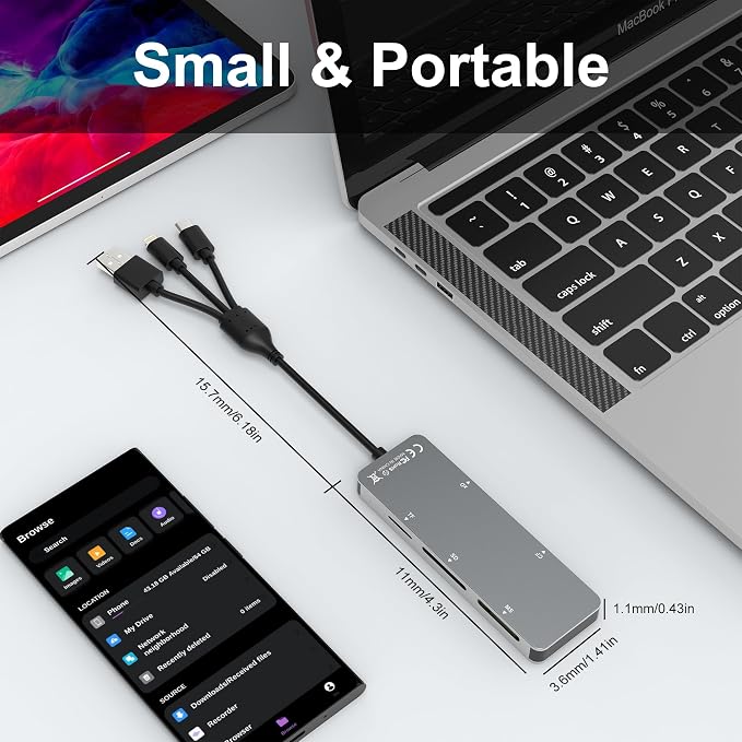 Memory Stick pro Duo Adapter - 5 in 1 SD/TF/MS/CF/XD Card Reader