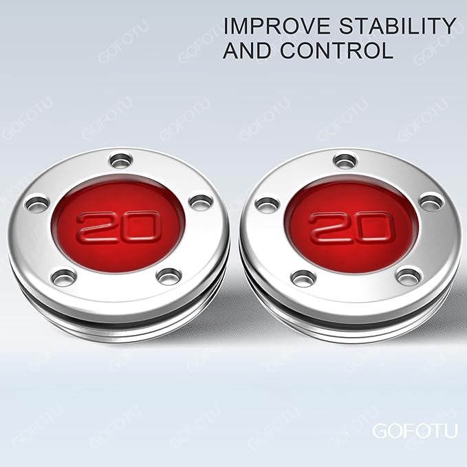 2pcs 5g-40g Golf Custom Weights Compatible with Titleist Scotty Cameron Golf Club Putters Newport Red (2PCS 20g(Doesn't include Wrench))