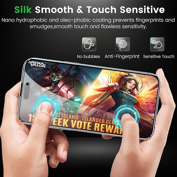 Romkasi 4 Pack Privacy Screen Protector