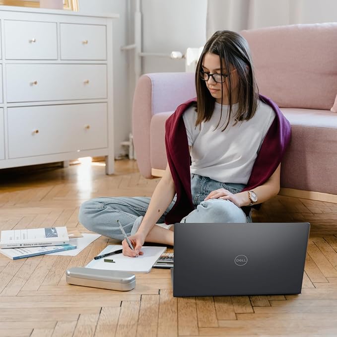 Dell Pro 15 Business Laptop, Intel Core i7-1355U, 32GB DDR5 1TB SSD | High Efficiency Office Notebook, Multi-Tasking, All-Day Battery Power, WiFi 6, Portable, FHD 120Hz Display