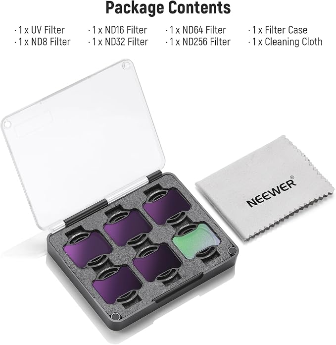 NEEWER Snap On ND&UV Filter Set Compatible