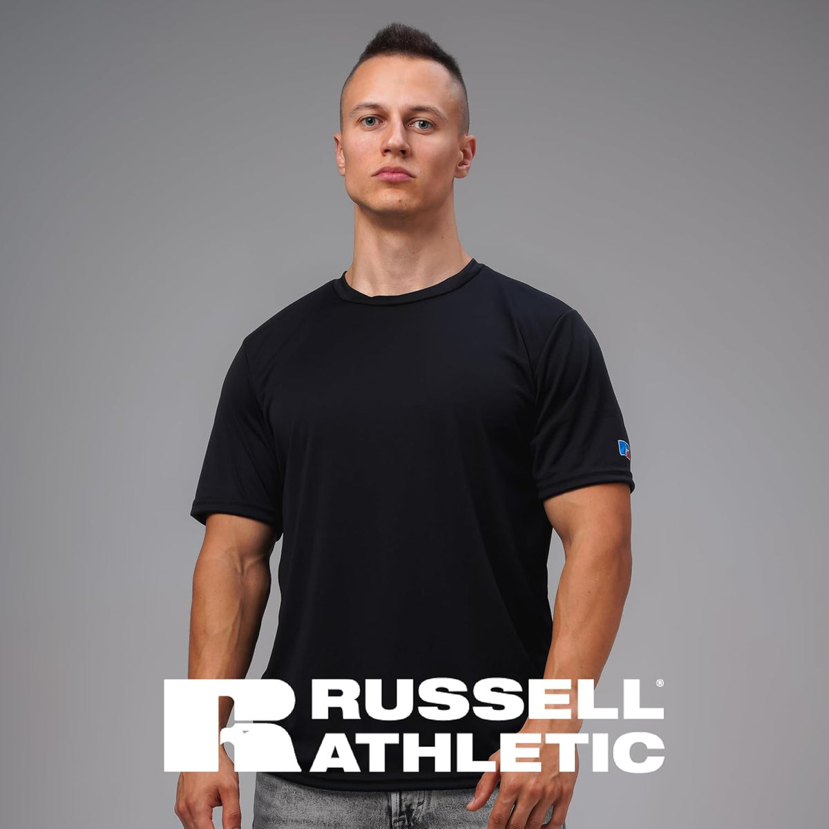 Russell Athletic Men's Performance T-Shirt - Short Sleeve, Moisture-Wicking Fabric, Comfortable Fit