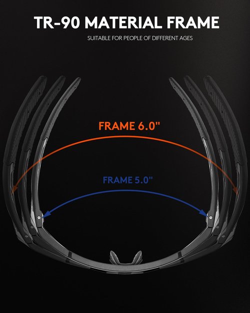 AMANEEST Safety Sunglasses for Men and Women,for Running Cycling Construction UV Protection(Rose-Gold Lens&Night Lens,Gray Polarized Lens)