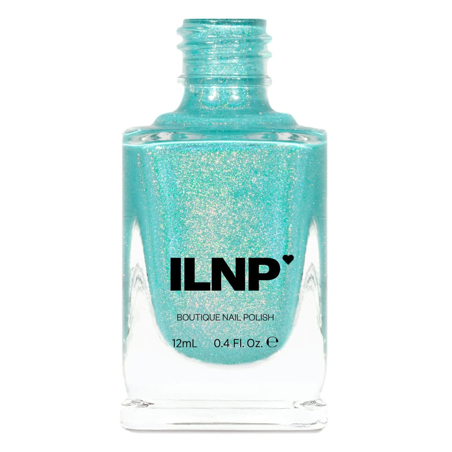 Ilnp Music Box - Rich Teal Blue Holographic Nail Polish