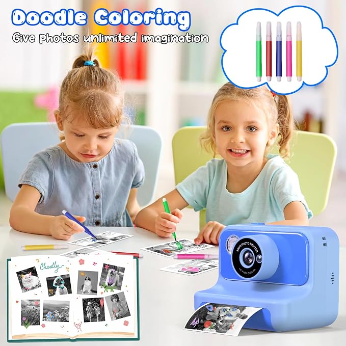 Kids Camera Instant Print, Christmas Birthday Gifts