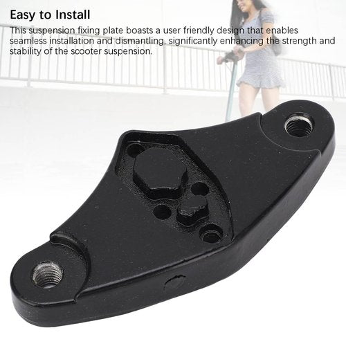 Keenso Front Suspension Fixation Board, Aluminum Alloy Shock Absorbing Plate Spare Parts Accessories for M4 Folding Electric Scooter