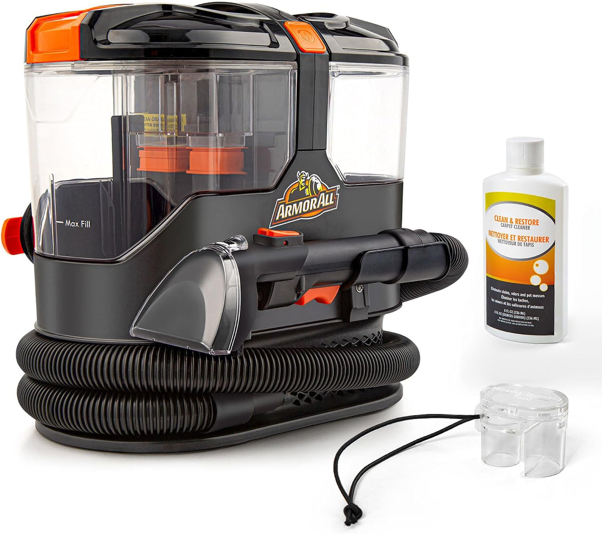 Armor All SCC301 0901 Upholstery & Carpet Cleaner, Car and Auto Detailer with Tools for Pets, Area Rugs and Couches