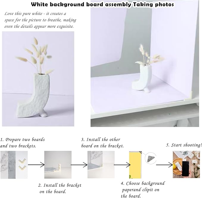 11PCS Large 24x24IN Photo Backdrops Board