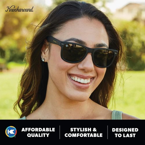Knockaround Fort Knocks Polarized Sunglasses - UV400 Protection for Men & Women | Stylish & Durable