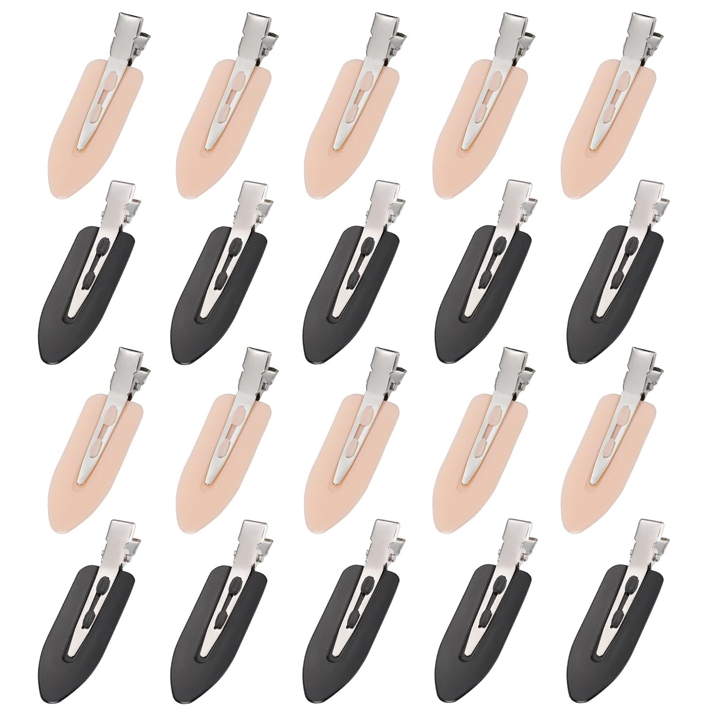 Madholly 20Pcs No Bend Hair Clips - No Crease Hair Clips For Styling Sectioning, Hair Barrettes For Salon Hairstyle Hairdressing