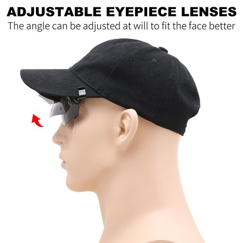 FEISEDY Polarized Clip On Sunglasses,Clip Cap Sports Sunglass, UV400 Protection for Mens Womens Fishing Cycling Hiking B0356