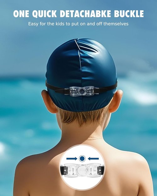 Aegend Swim Goggles - Anti-Fog & UV Protection for Kids Aged 3-14 | Comfortable Fit