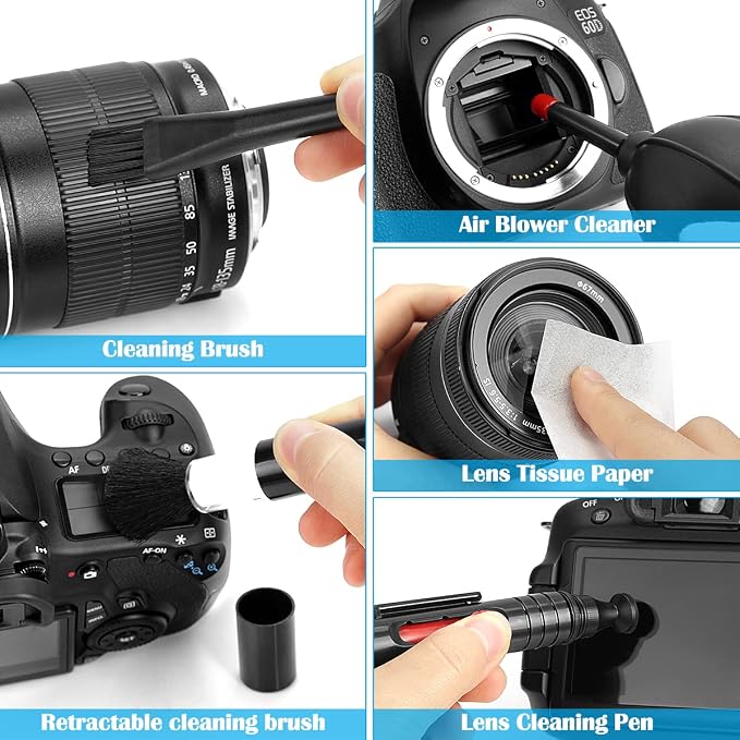 ARVOK Professional Camera Cleaning Kit, Including Air Blower/Cleaning