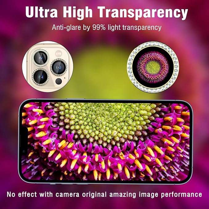 Bling Diamond Individual Camera Lens Protector