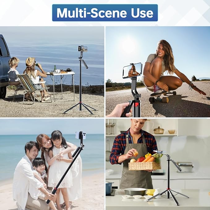 ULANZI MA09 71'' Phone Tripod, Selfie Stick Cell Phone Tripod Stand