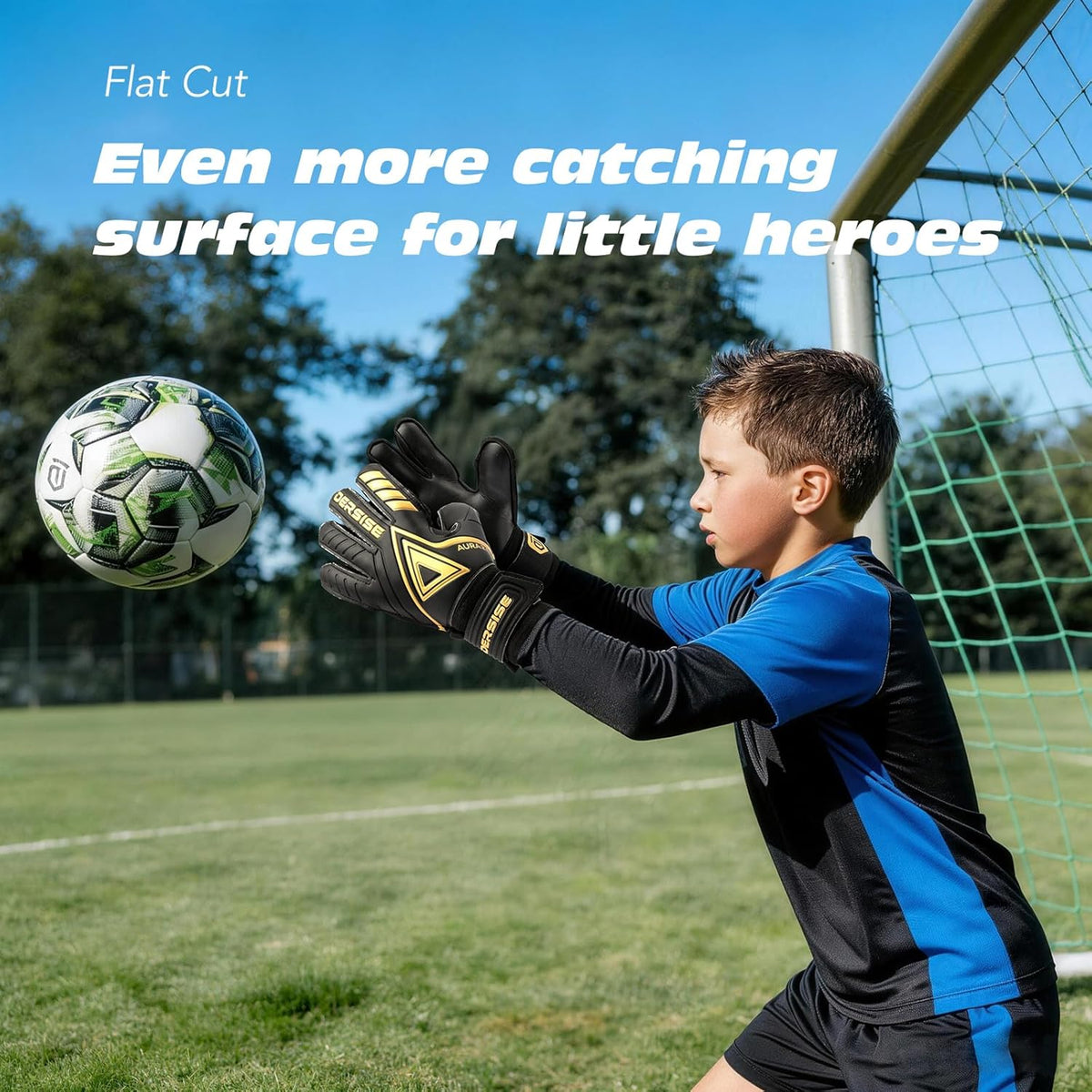 Regine Switzerland Goalkeeper Gloves - 4mm Latex Anti-Slip Grip, Finger Protection for All Weather