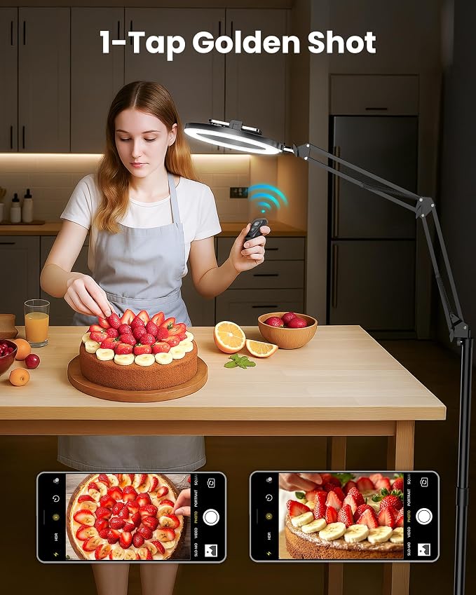 LUXSURE Ring Light Tripod for iPhone