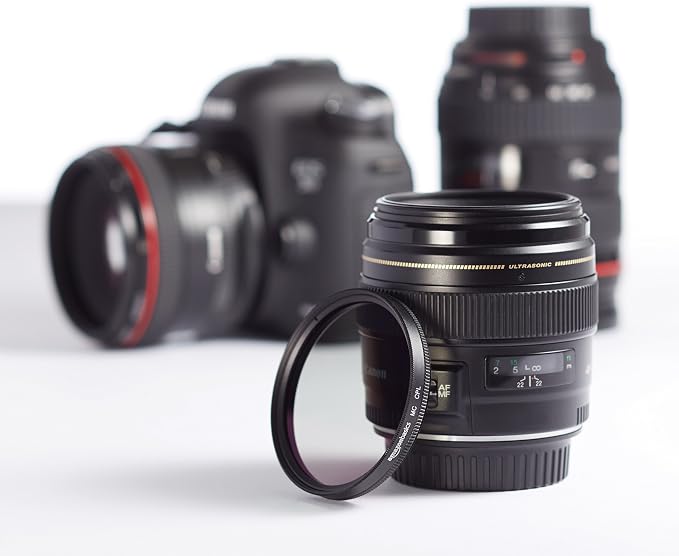 Amazon Basics Circular Polarizer 16 Multi-Layer Coatings Camera Lens Filter -