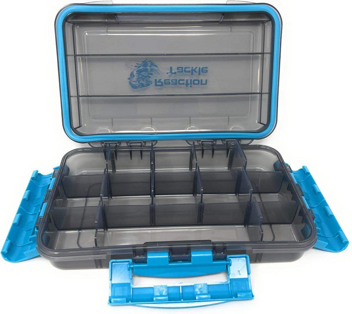 Reaction Tackle Ultimate Waterproof Tackle Box Trays - 2-Pack of 3-Clip Trays for Organized Storage