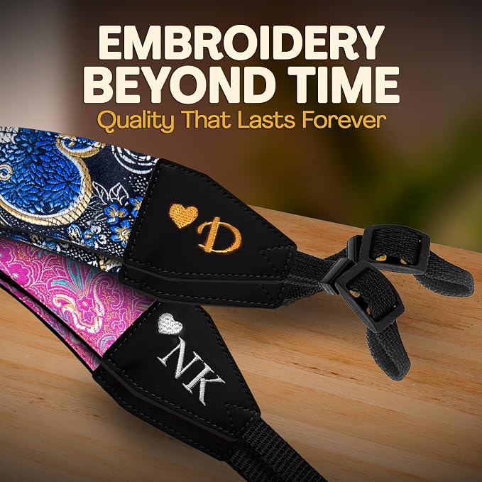 Art Tribute Custom Camera Strap Indian Ocean