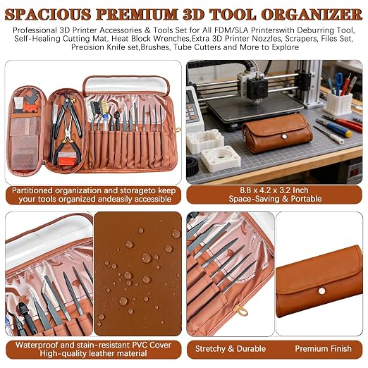 66Pcs 3D Printer Tools Kit
