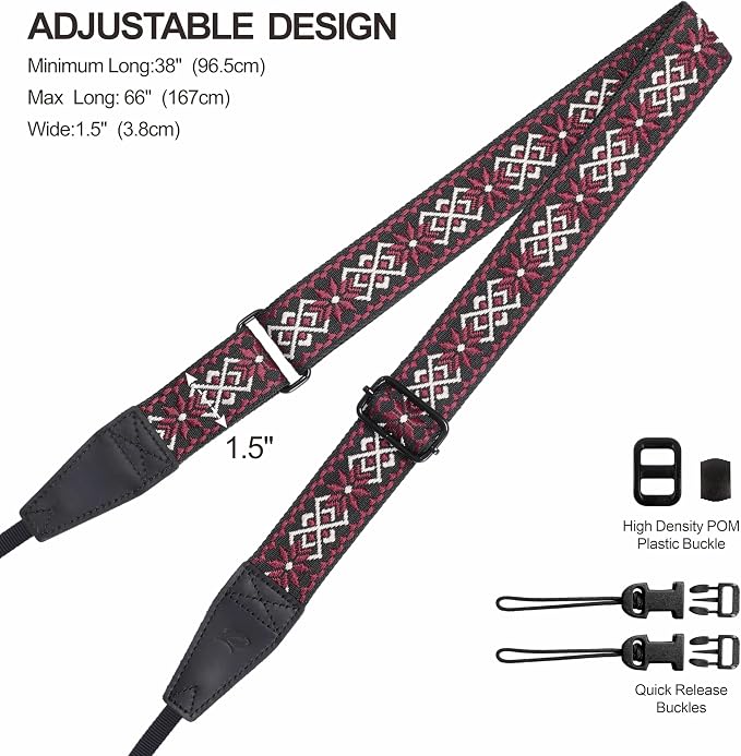 Padwa Lifestyle Adjustable Camera Strap