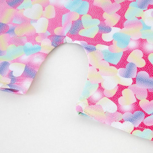 HOZIY Gymnastics Leotards - Sparkle Unicorn & Leopard Biketard for Toddlers & Kids