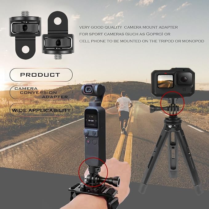 Aluminum Alloy Tripod Adapter, Compatible