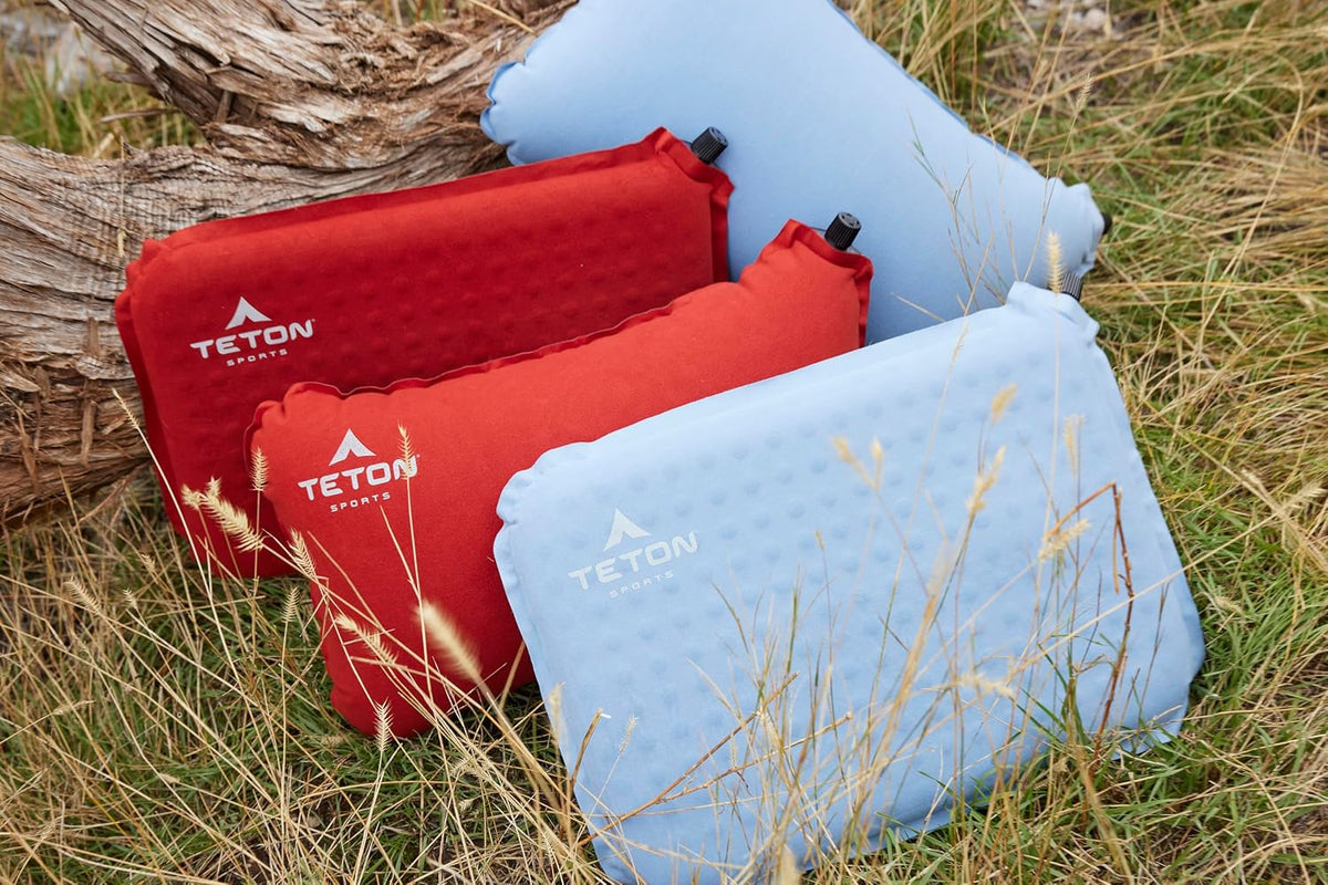Teton Camping Seat Cushion; Stadium Seat; Office Chair; Car Pad; Inflatable, Redwood