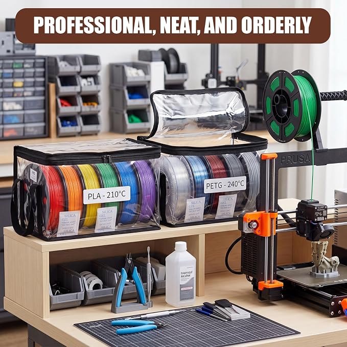Dansydaisy 2 Pack 3D Printer Filament Storage Box