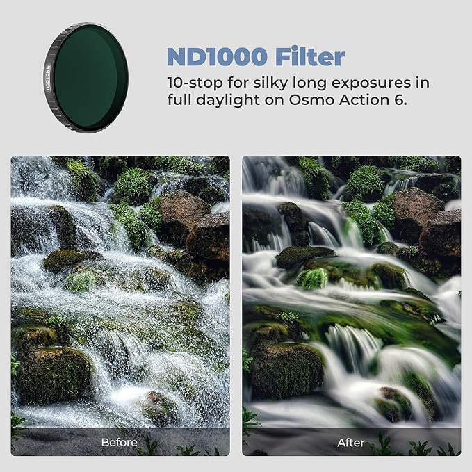 Freewell ND1000 Filter for DJl Osmo Action 6