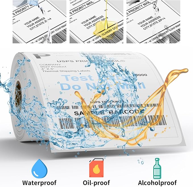 9527 Product 4" x 6" Thermal Labels