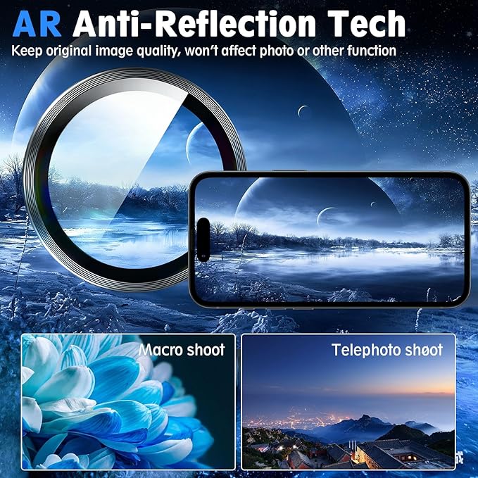 SiHPuoy 3 Pack Camera Lens Protector