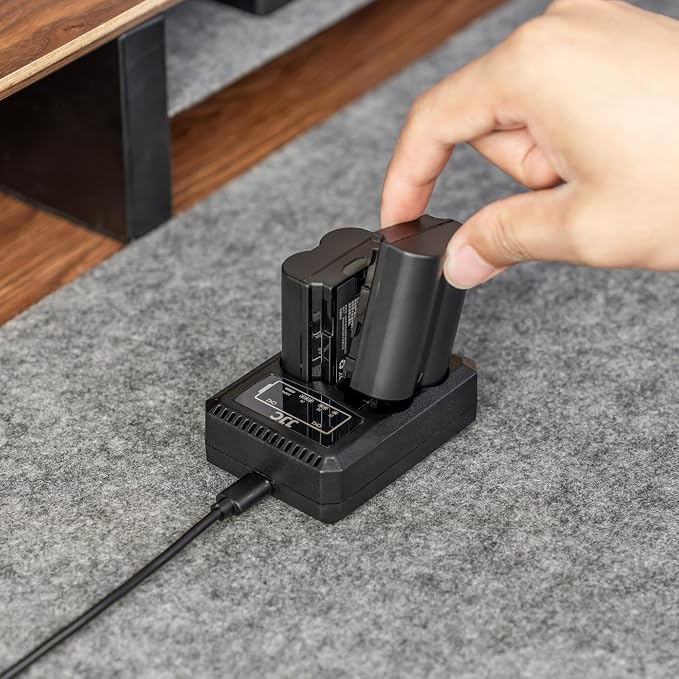 JJC DMW-BLC12 Battery Charger USB Dual Slot