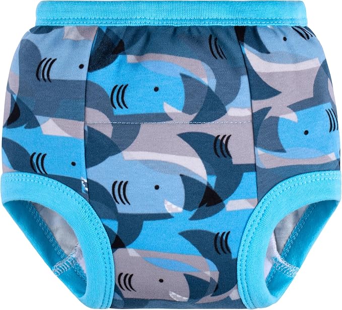 BIG ELEPHANT Toddler Training Pants, Soft Cotton Absorbent Training Underwear for Baby Boys & Girls
