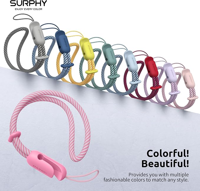 SURPHY 2 Pack Phone Lanyard for Cellphone Case, Phone Wrist Strap for Case