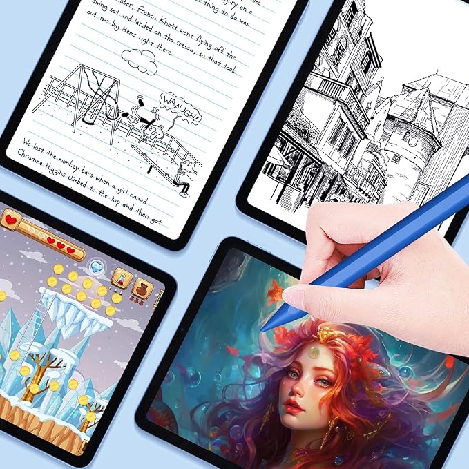 Stylus Pen for iPad A16/10th/9th Generation, 10Mins Fast Charge for Apple