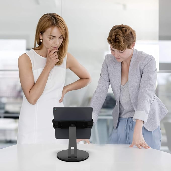 Stouchi 12.9 iPad Stand, 360 Swivel Base Tablet Holder