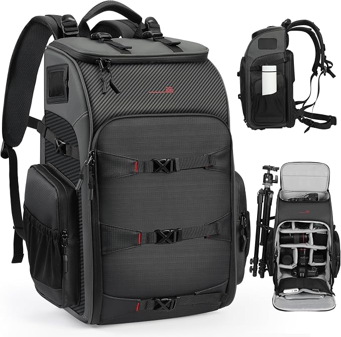 STARTRC VCR Camera Backpack Professional Bag 40L DSLR/SLR Mirrorless Travel