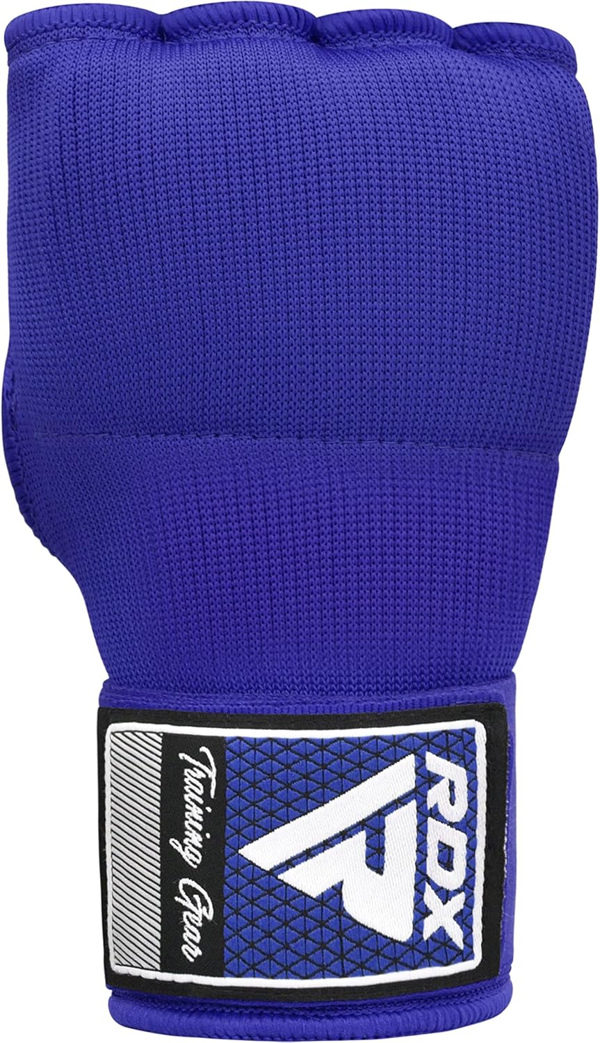 RDX Gel Boxing Hand Wraps - Elasticated Padded Inner Gloves with 100cm Wrist Straps for MMA & Muay Thai