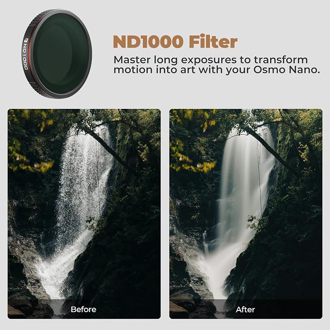 Freewell ND1000 Filter for DJI Osmo Nano – Long Exposure Power