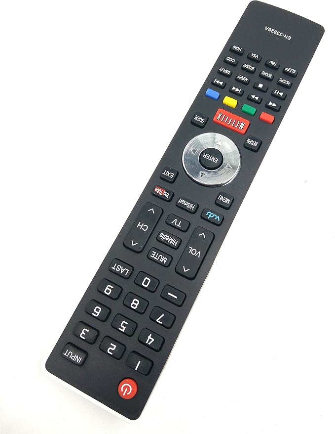 HISENSE TV Remote Control for 40K366WN 32K20 32K20DW 32K20W 40H5 50H5G 50K610GWN 55K610GWN 32K366W 40K366W 50K610GW 55K610GW