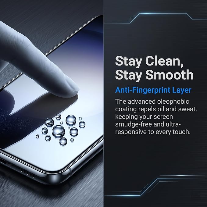 2 Pack Galaxy S22 Plus Privacy Screen Protector, Anti-Scratch, Bubble-Free