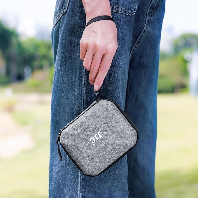 JJC Hard Lens Filter Pouch, 4-Pocket Filter Case