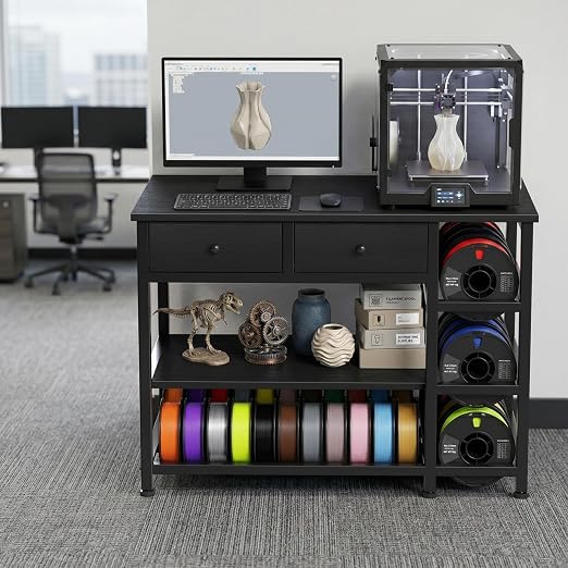 3D Printer Stand with Filament Storage