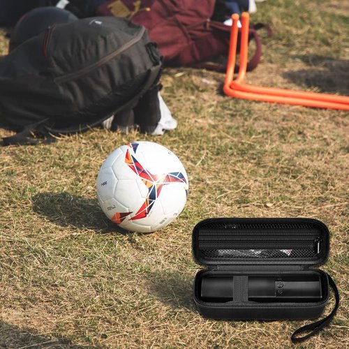 Boobowl Hard Case for Pumteck AP1-P | Travel Smart Air Pump Storage Bag - Black with Mesh Pocket & Handle