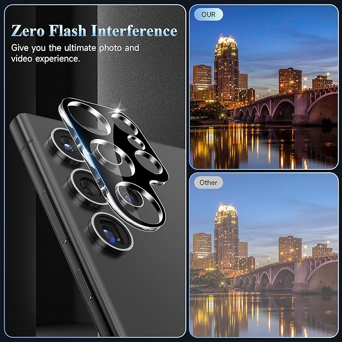 4 Pack Camera Lens Screen Protector