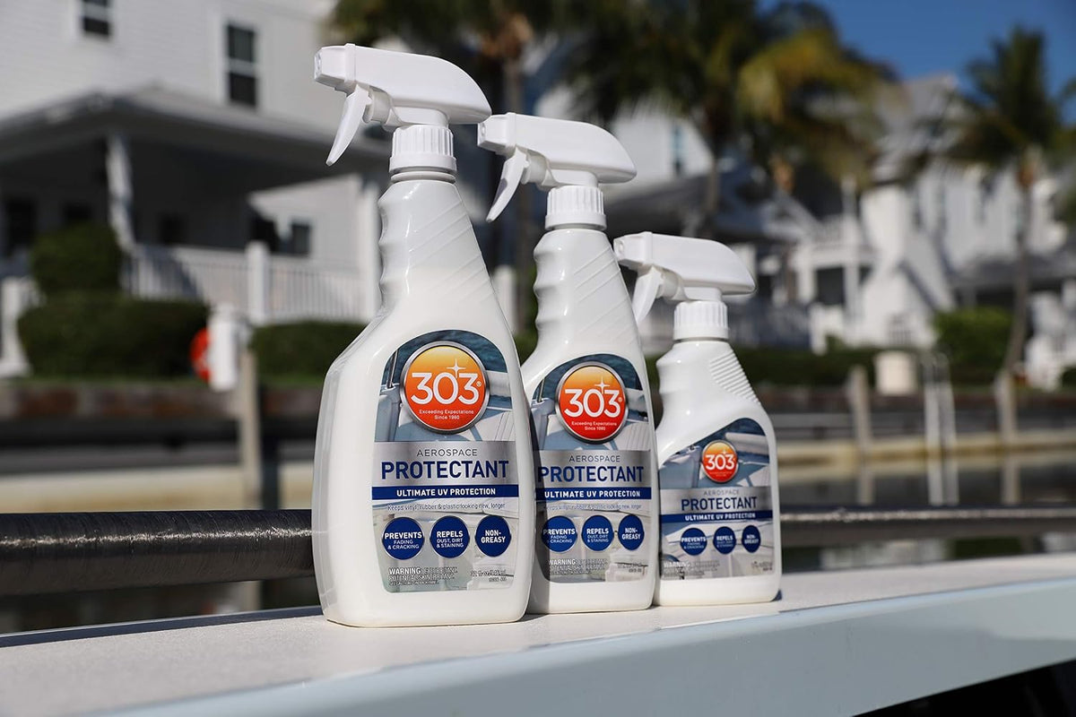 303 Marine Aerospace Protectant – UV Protection – Repels Dust, Dirt, & Staining – Smooth Matte Finish – Restores Like-New Appearance – 10 Fl. Oz. (30305-12PK)